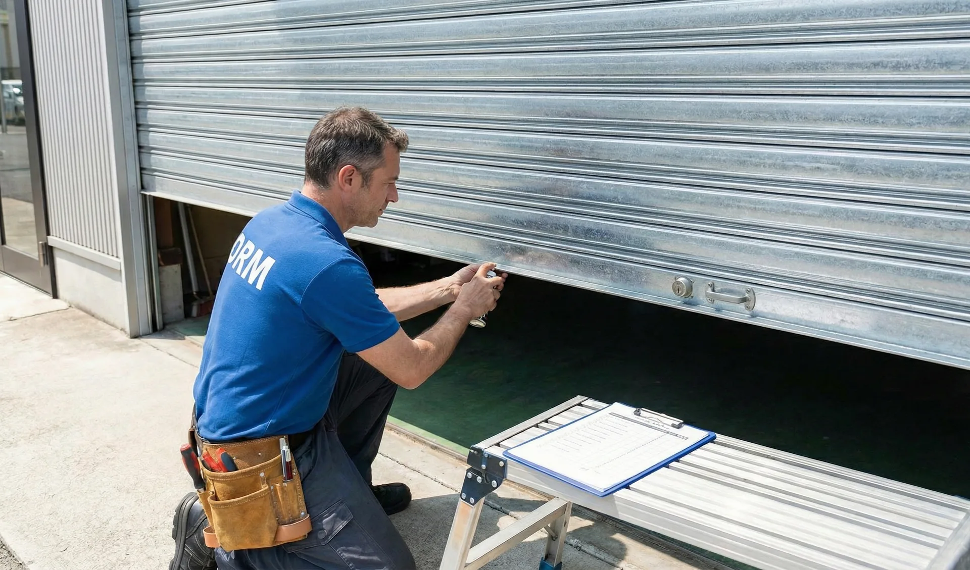 Entretien rideau metallique Gravigny